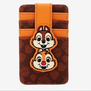 BRAND NEW Loungefly Chip and Dale cardholder